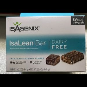 ISAGENIX Isa Lean Bar chocolate, coconut,almond